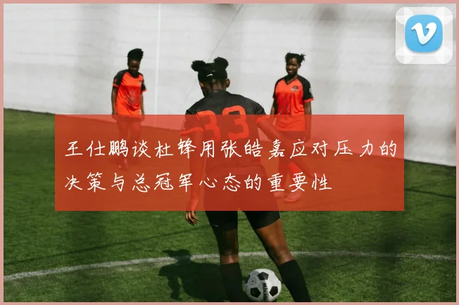 王仕鹏谈杜锋用张皓嘉应对压力的决策与总冠军心态的重要性